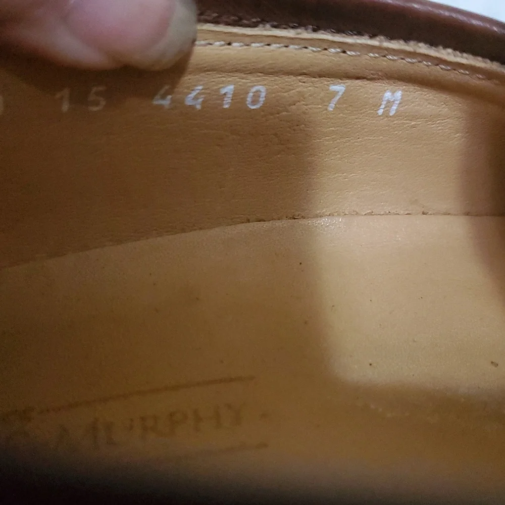 Johnston & Murphy Cellini Brown Leather Woven Italian Slip On Dress Shoes 7M